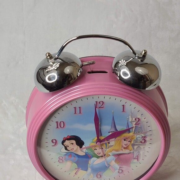 Disney Princess Alarm Clock Twin Bells Snow White Cinderella Sleeping Beauty - Picture 3 of 15